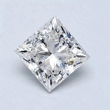 Diamant CVD Naturel Taillé En Princesse De 1,05 Ct D Couleur VVS1 Certifié