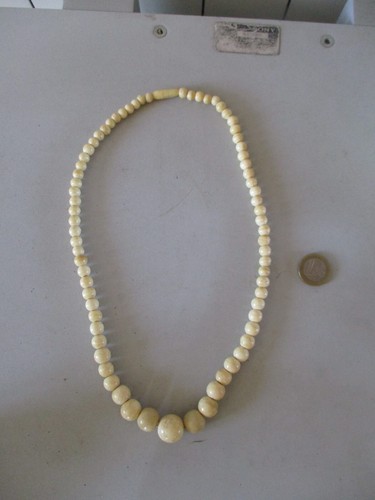 Collier bakelite marbree - collier, en