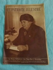 Le Patriote Illustre  du 27 Octobre 1946 La Reine Wilhelmin Journal De Belgique