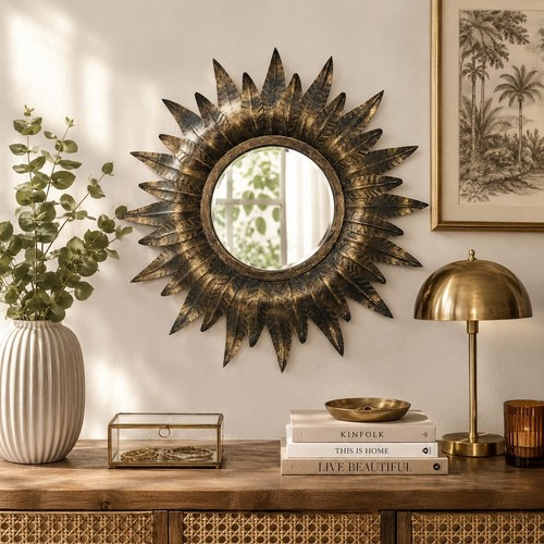 Miroir soleil vintage - 54, en