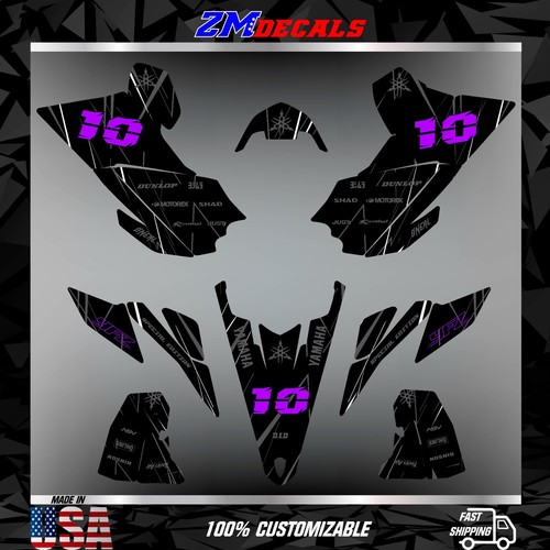 Yamaha yfz 450r graphics kit - graphics,