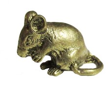 Figurine statuette souris miniature collection bronze