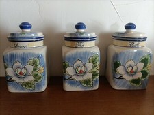 Série 3 pots cuisine  Thé