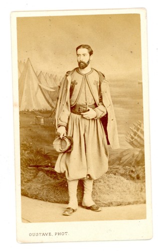 Cdv zouaves pontificaux - cdv, rome