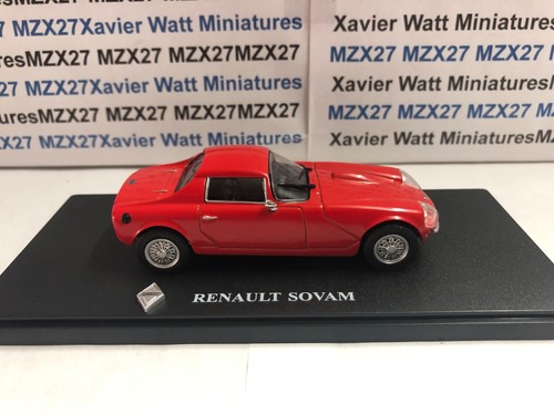 Voiture renault sovam rouge - sovam,
