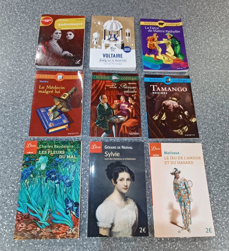 Lot livres classiques - 9,
