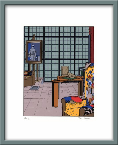 Ted benoit serigraphie - serigraphie, ray