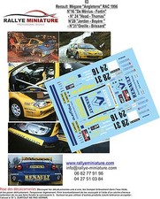 DECALS 1/18 REF 0003 RENAULT