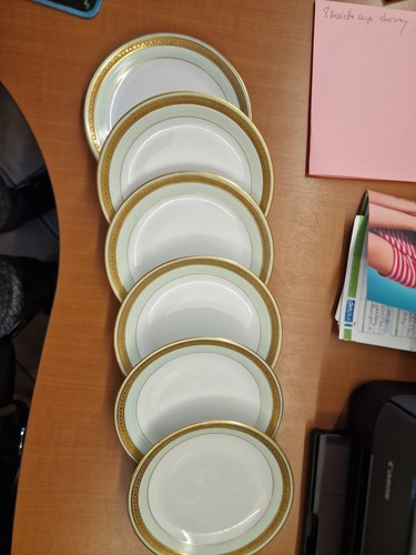 Assiettes dessert porcelaine - 6,