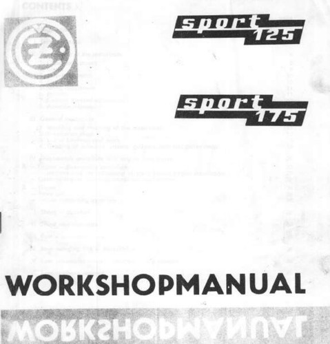 Manuel moto sport 125 - de, cz
