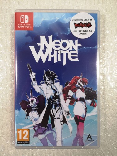 Neon white switch euro - white,