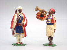 PLOMB  CREUX   DC  - 2 RARES SOLDATS ABYSSINS  PC53