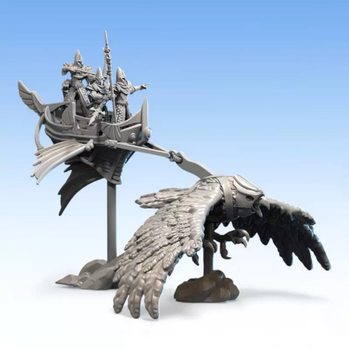 Hauts elfes char volant - elfes,