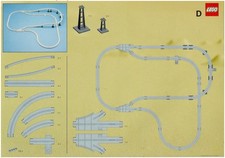 Lego® train rails 9V chemin