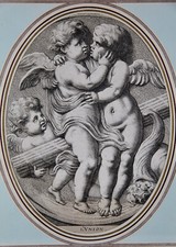 XVIIe 1654 Gravure Allégorie