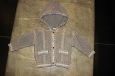 Gilet capuche BABY DIOR beige