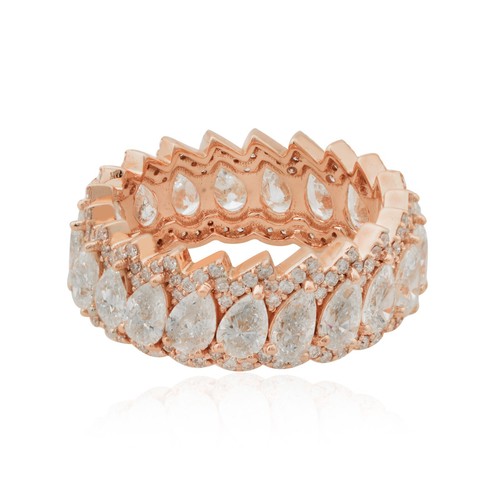 Couronne bague éternité - bague,