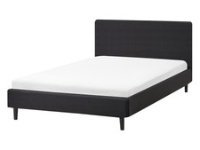 Cadre de Lit Double en Tissu