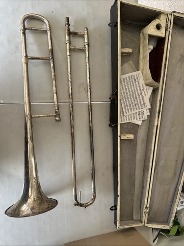 Ancien trombone coulisse - ancien,