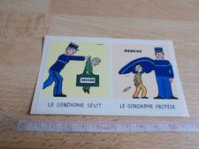 Autocollant GENDARMERIE d'après SAVIGNAC