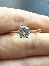 Ancienne Bague Plaquer Or 18k