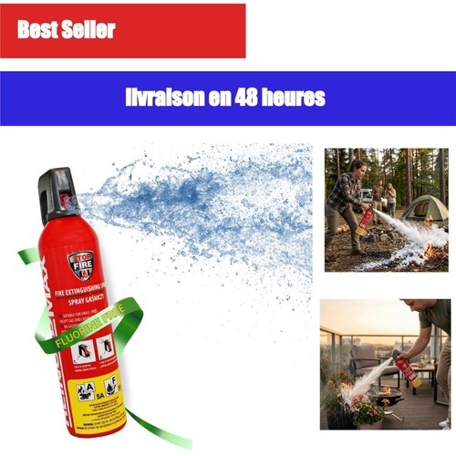 Extincteur 750ml mousse douce - extincteur,