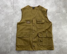 Vintage Karl Kani Utility Work Vest XL Brown 90s Streetwear Hip Hop