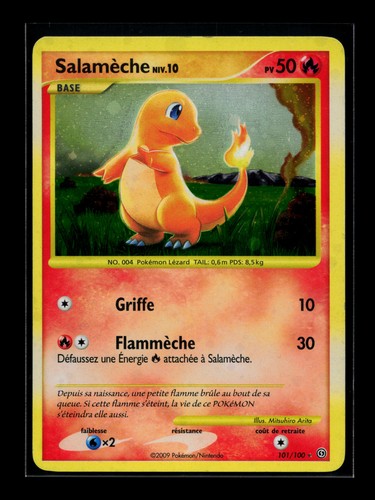 Carte pokémon salamèche - pokémon,