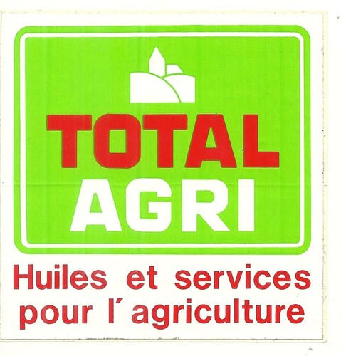 Sticker total oil - -, total: