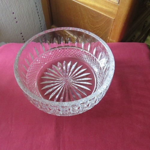 Saladier coupe cristal de - en,