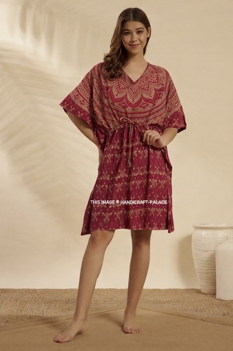 Robe kaftan courte femme - courte,