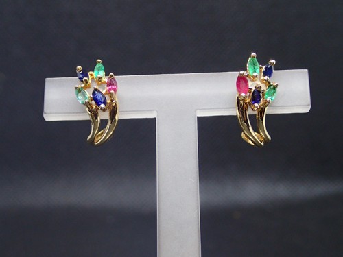 Boucle oreille jaune - d'oreille,