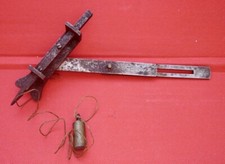 Curiosité Outil de mesure ancien Fer Forgé à identifier