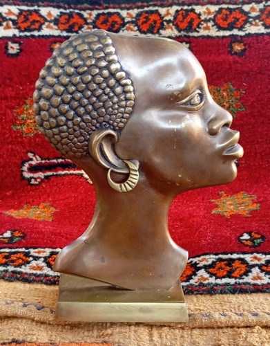 Sculpture buste bronze de - sculpture,