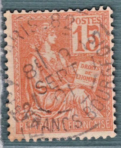 Timbre 1900 france mouchon - 1900-01,
