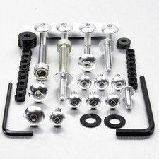 Kit visserie carenage en aluminium XL600V Transalp 94-99 Argent