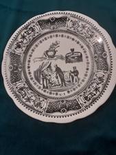 ASSIETTE PARLANTE en FAIENCE