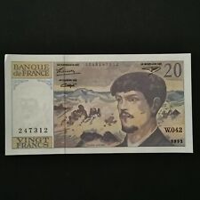 BILLET 20 FRANCS DEBUSSY 1993
