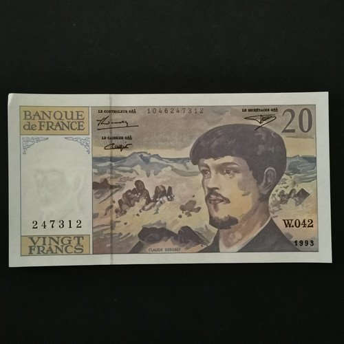 Billet francs debussy - francs,