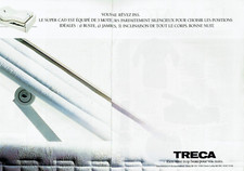 publicité Advertising 0923 1991   matelas Tréca super Cad  équipé 3 moteurs 2p