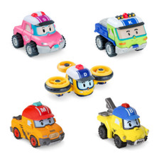 Lot de 5 pièces Robocar Poli