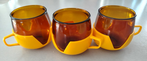 Tasses café vintage - 3, à