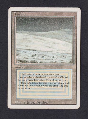Magic mtg tundra revised - revised,