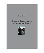 Schwarze Katzen kratzen mit