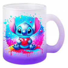 Mug Tasse Verre, Personnage Stitch... Personnalisé