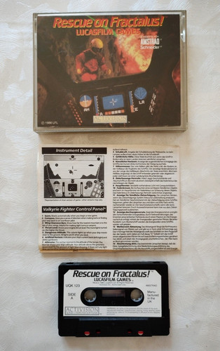 Amstrad rescue fractalus - rescue, on