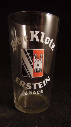 Verre biere alsace klotz - biere, d'alsace