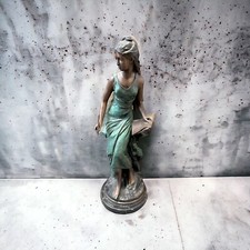 Statuette bronze frileuse - "frileuse,