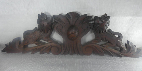 Fronton armoire vers 1900 - vers, 2