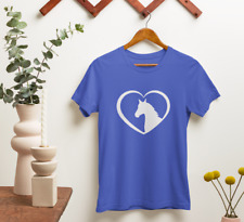 T-Shirt Cheval Cœur Équestre
